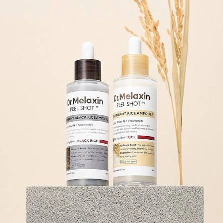 Peel Shot Gomage White Rice/Black Rice Ampoule Duo - Image 3