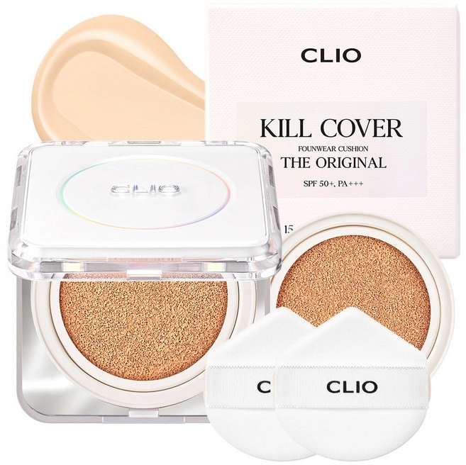 Kill Cover Founwear Cushion The Original [SPF50+/PA+++], 15g*2, 21N Linen, 1pack - Image 1