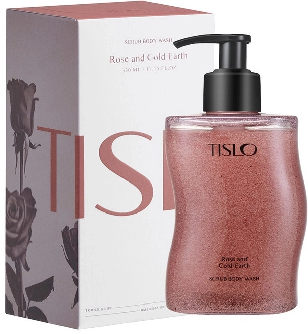 Scrub Body Wash [Rose & Cold Earth], 330ml, 1pack