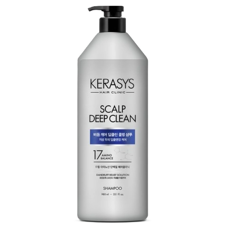 Scalp Dandruff Care Deep Clean Cooling Protein Shampoo, 980ml