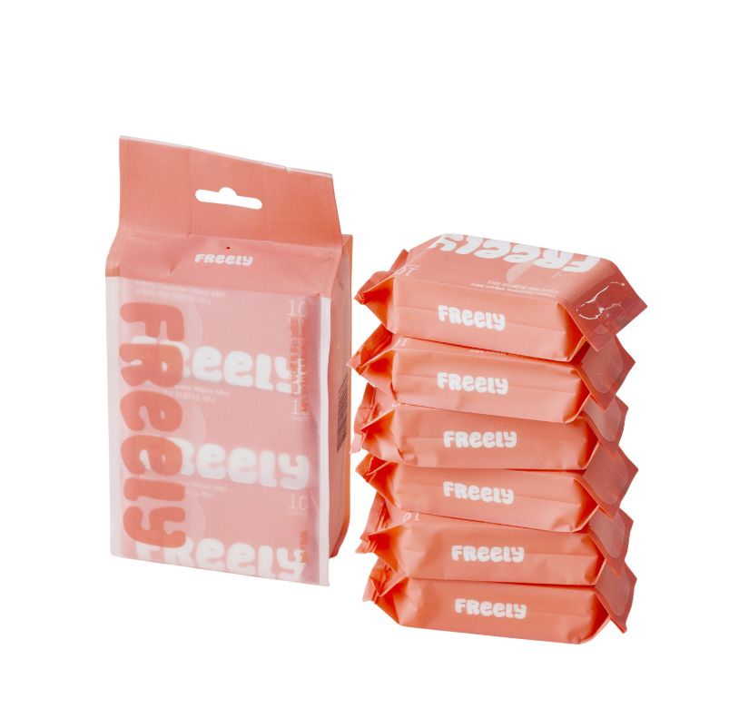 Feminine Wipes Mini, 10ea*6, 1pack