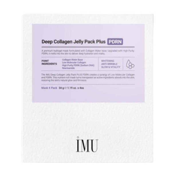 Deep Collagen Jelly Pack Plus PDRN, 34g*4ea, 1pack