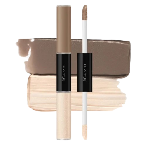 (Future Core Collection) 3D Creator Duo Shading & Highlighter, 4.5g, EX 02 Zebra Metal, 1pack - Image 1