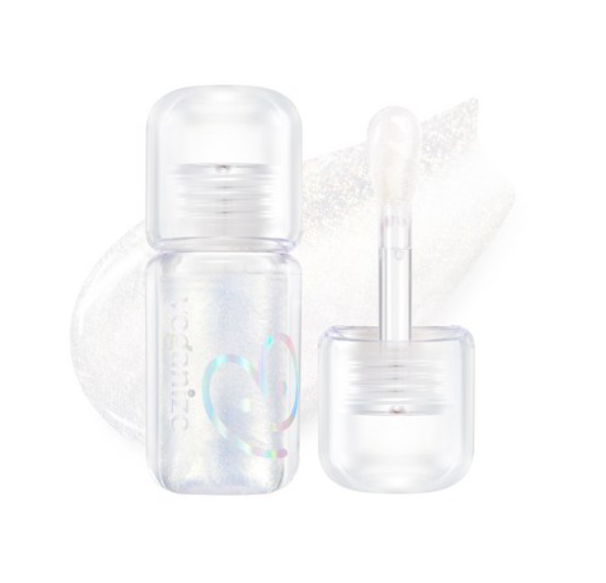 4D Jewel Shine Lip Oil Pearl Gloss, 4g, 04 Crystal Bloom, 1pack