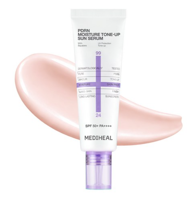 PDRN Moisture Tone-Up Sun Serum [SPF50+/PA++++], 50g, 1pack
