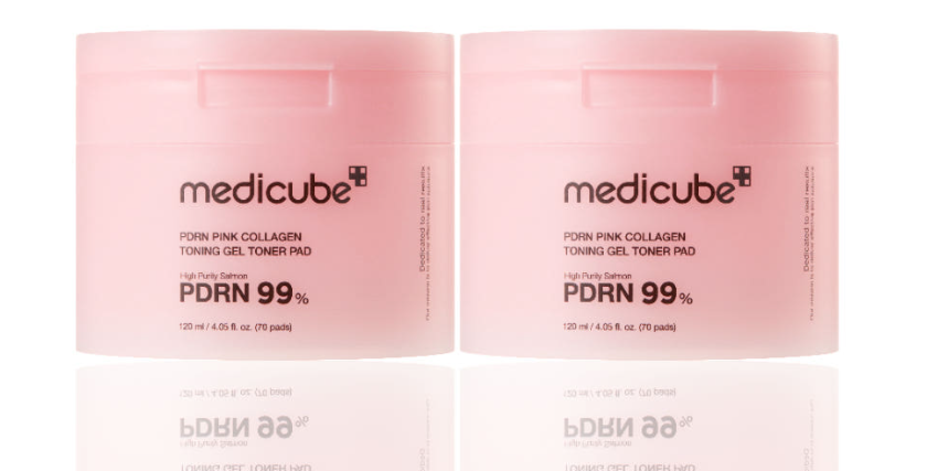 PDRN Pink Collagen Toning Gel Toner Pad, 70ea*2, 1pack - Image 1