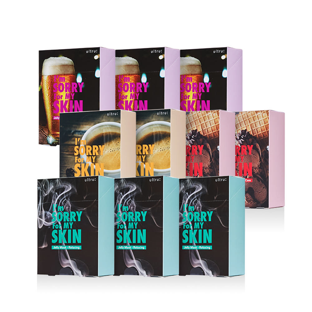 Original Jelly Mask Set (Relaxing/Revitalizing/Pore Care/Brightening), 100ea