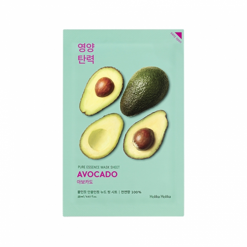 Pure Essence Mask Sheet [Avocado], 20ea - Image 1