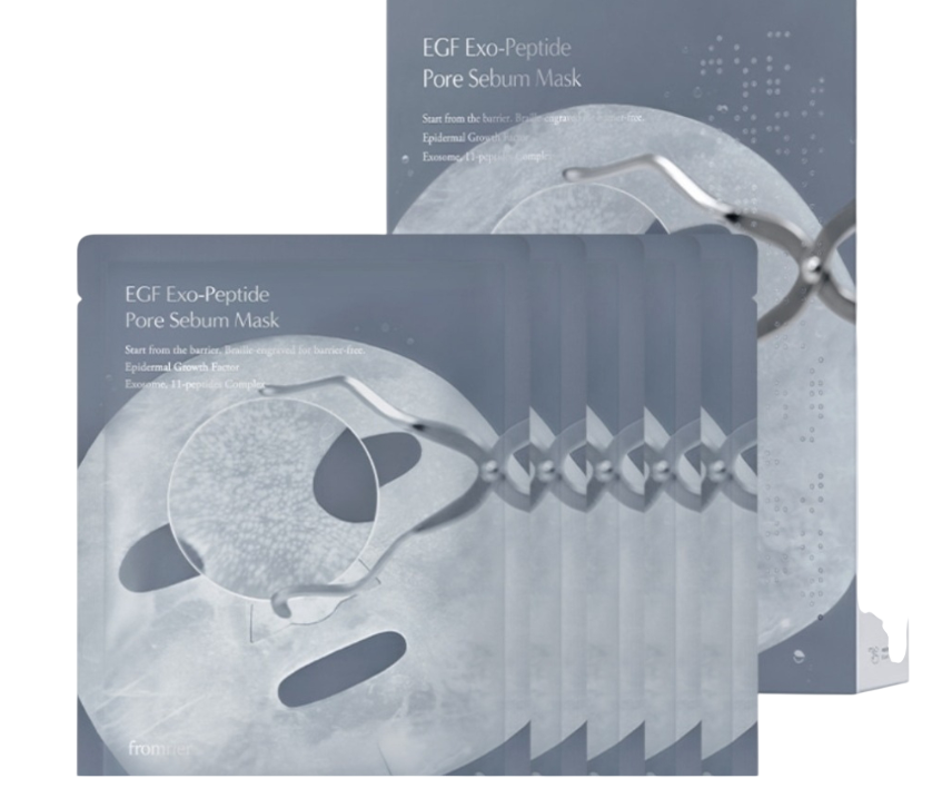 EGF Hyper-Active Pore Sebum Mask, 4ea, 1pack