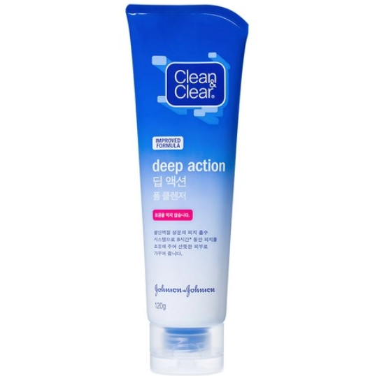 Deep Action Foam Cleanser, 120g, 1pack