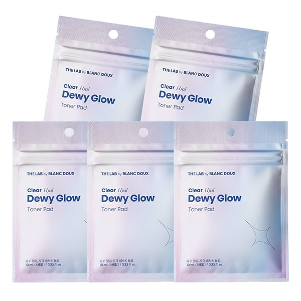 Clear Hyal Water Glow Toner Pad, 4eax5, 1pack