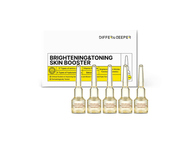 Brightening & Toning Skin Booster, 2mlx5ea, 1pack