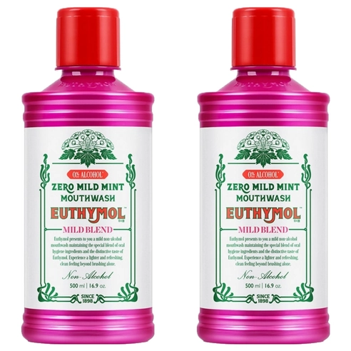 Alcohol-Free Mouthwash [Zero Mild Mint], 500ml