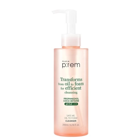 Safe Me Oil-to-Foam Cleanser, 200ml, 1pack
