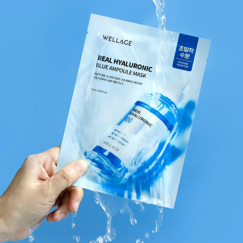 Real Hyaluronic Blue Ampoule Mask, 5ea - Image 2