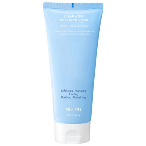 Clear Acfit Body Pack Scrub, 220g, 1pack