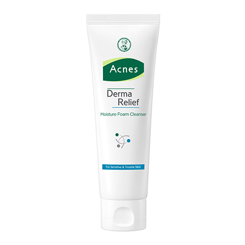 Derma Relief Moisture Foam Cleanser, 125ml, 1pack