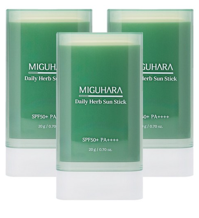 Daily Herb Sun Stick [SPF50+/PA++++], 20g, 3ea, 1pack