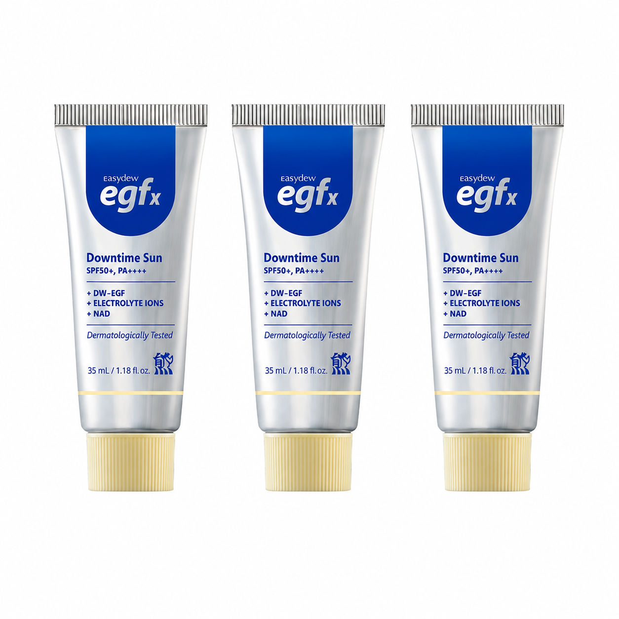 EGFx Downtime Sun [SPF50+/PA++++], 35ml, 3ea, 1pack