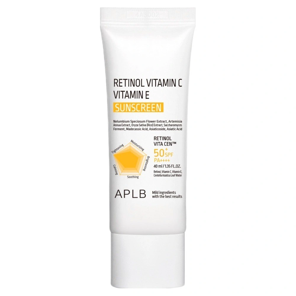 Retinol Vitamin C Vitamin E Sunscreen [SPF50+ PA++++] 40ml 1pack